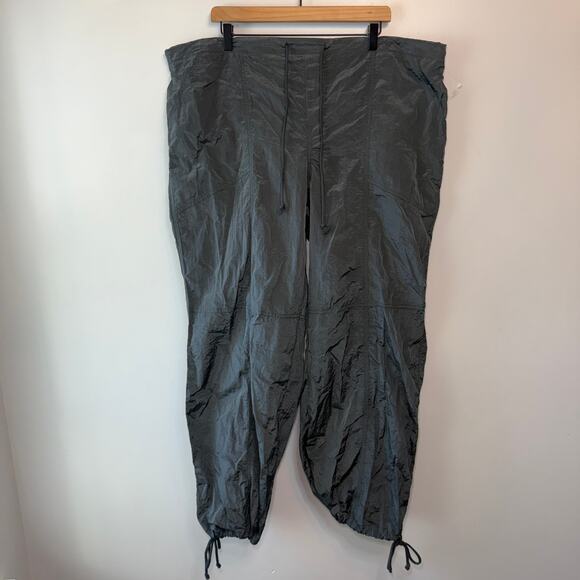 Wild Fable Women's Drawstring Parachute Pants Dark Green Size XXL - Picture 1 of 8